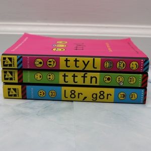 TTYL Novel Series By Lauren Myracle Young Adult Novels